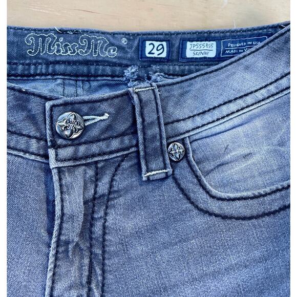 MISS ME Skinny Denim‎ Jeans Made in Vietnam Designed in USA Womens Blue SIZE 29 - Picture 3 of 8